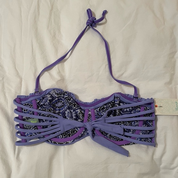Maaji Swim Purple Bikini Top - Picture 2 of 2